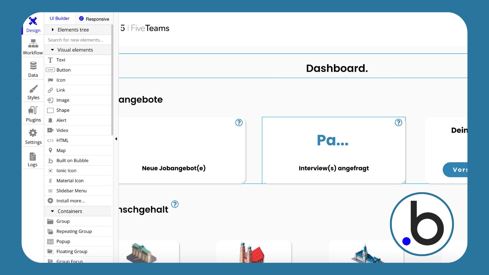 five teams nocode case study