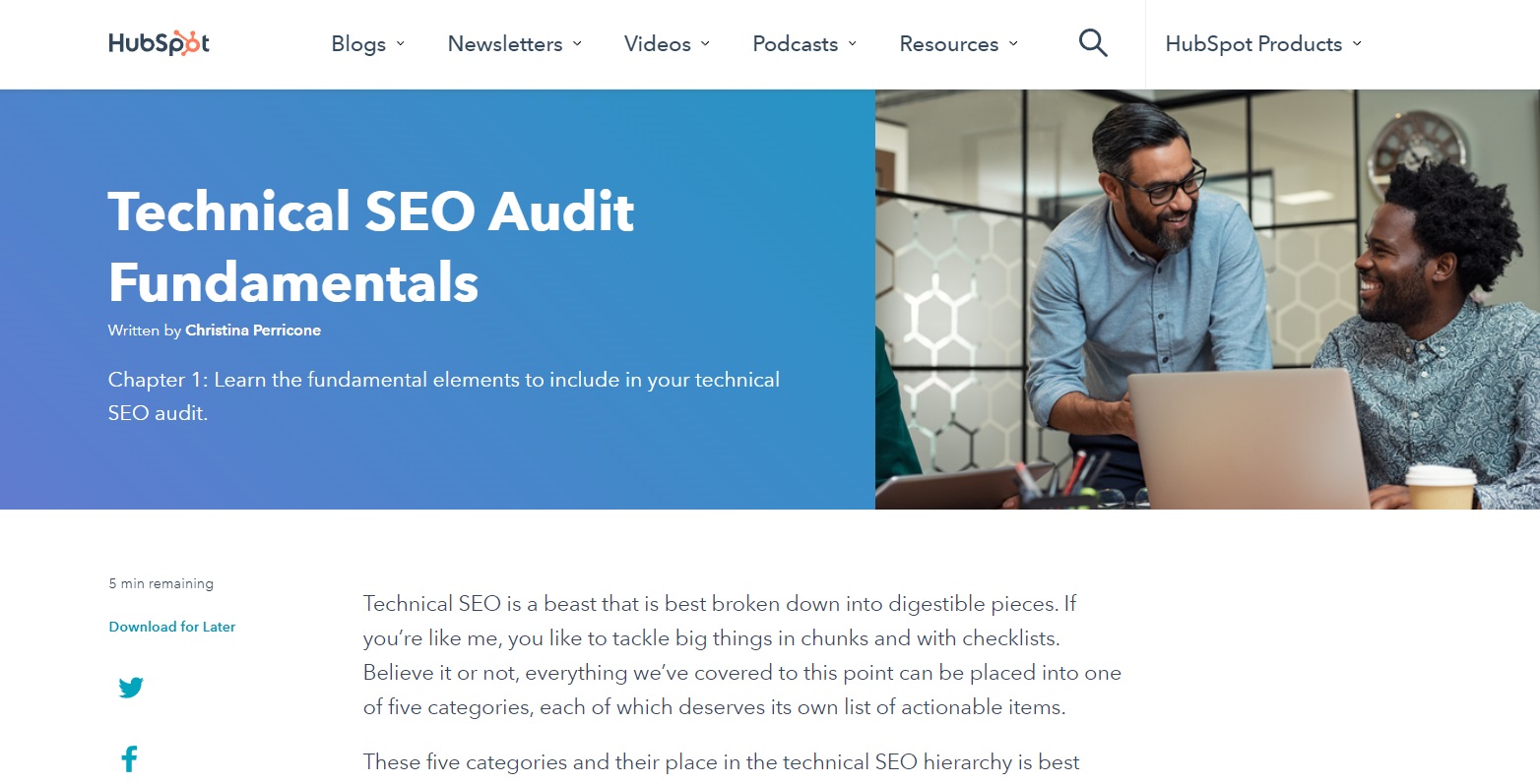 HubSpot SEO case study