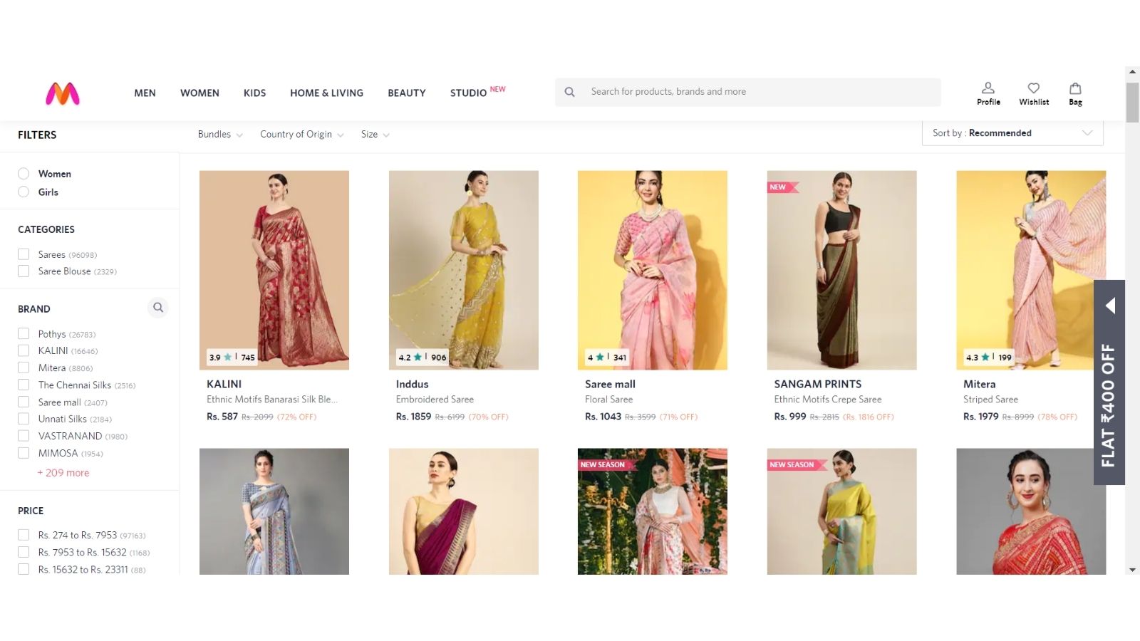 Myntra SEO strategy